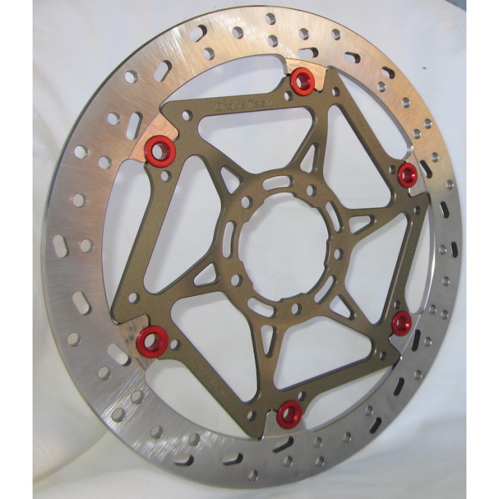 BrakeTech Axis Round Race Spec Stainless Steel 320 x 6mm Rotor Kit for Ducati V2 Panigale / 899 / 959